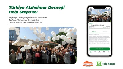 Türkiye Alzheimer Derneği Help Steps’te!